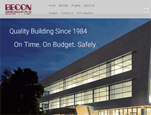 Tablet Screenshot of becon.com.au